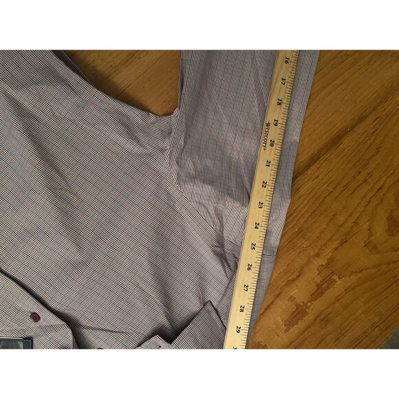 David Donahue Shirt Mens 15.5 34/35 Button Up Long Sleeve Dress Shirt Check out - Picture 7 of 11